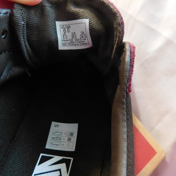 VANS Ward Suede/Canvas Port Royale /White Youth Kids Sneakers Size 6 New in Box - Picture 8 of 8